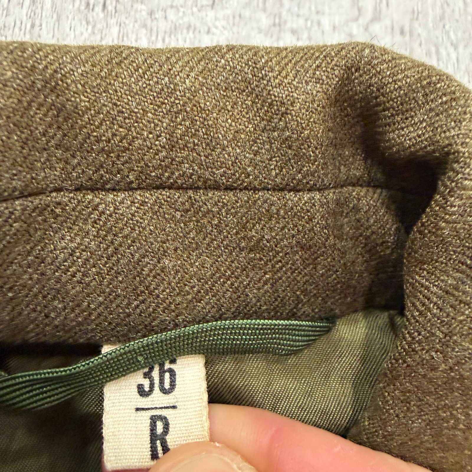 Vintage Vintage US Army Ike Field Jacket Size 36R Virgin Wool Combat Size US S / EU 44-46 / 1 - 7 Thumbnail