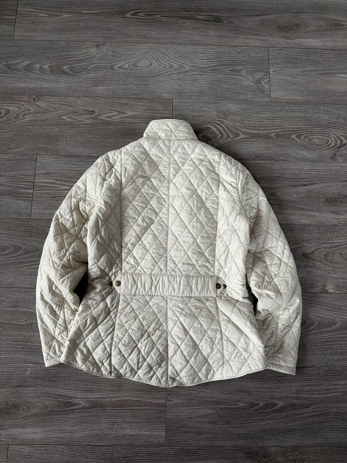 Barbour Vintage Barbour Woman’s Tarn Quilted Avant Garde Jacket Size L / US 10 / IT 46 - 25 Thumbnail
