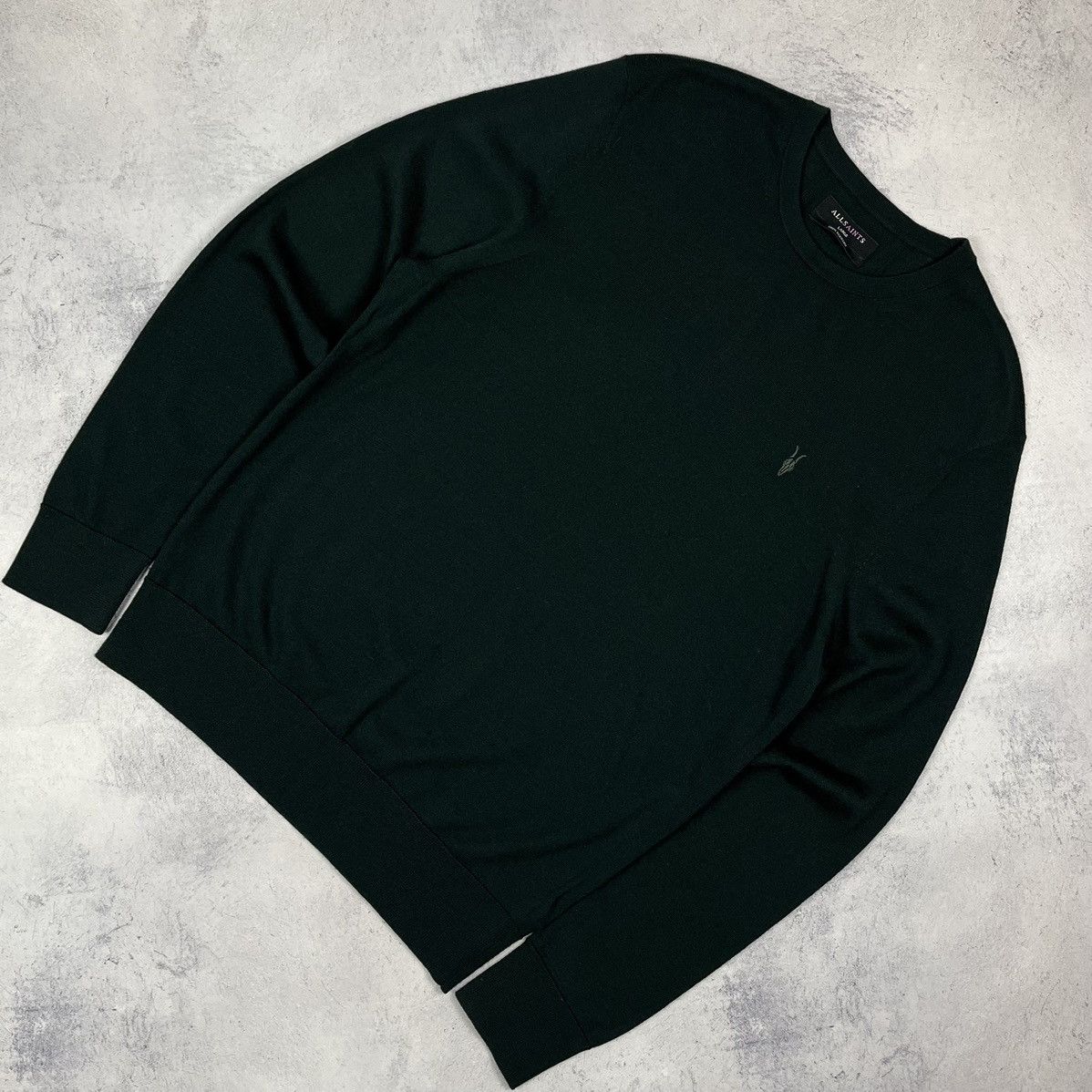 Allsaints Designer Allsaints merino wool mode crew sweater Size US L / EU 52-54 / 3 - 1 Thumbnail
