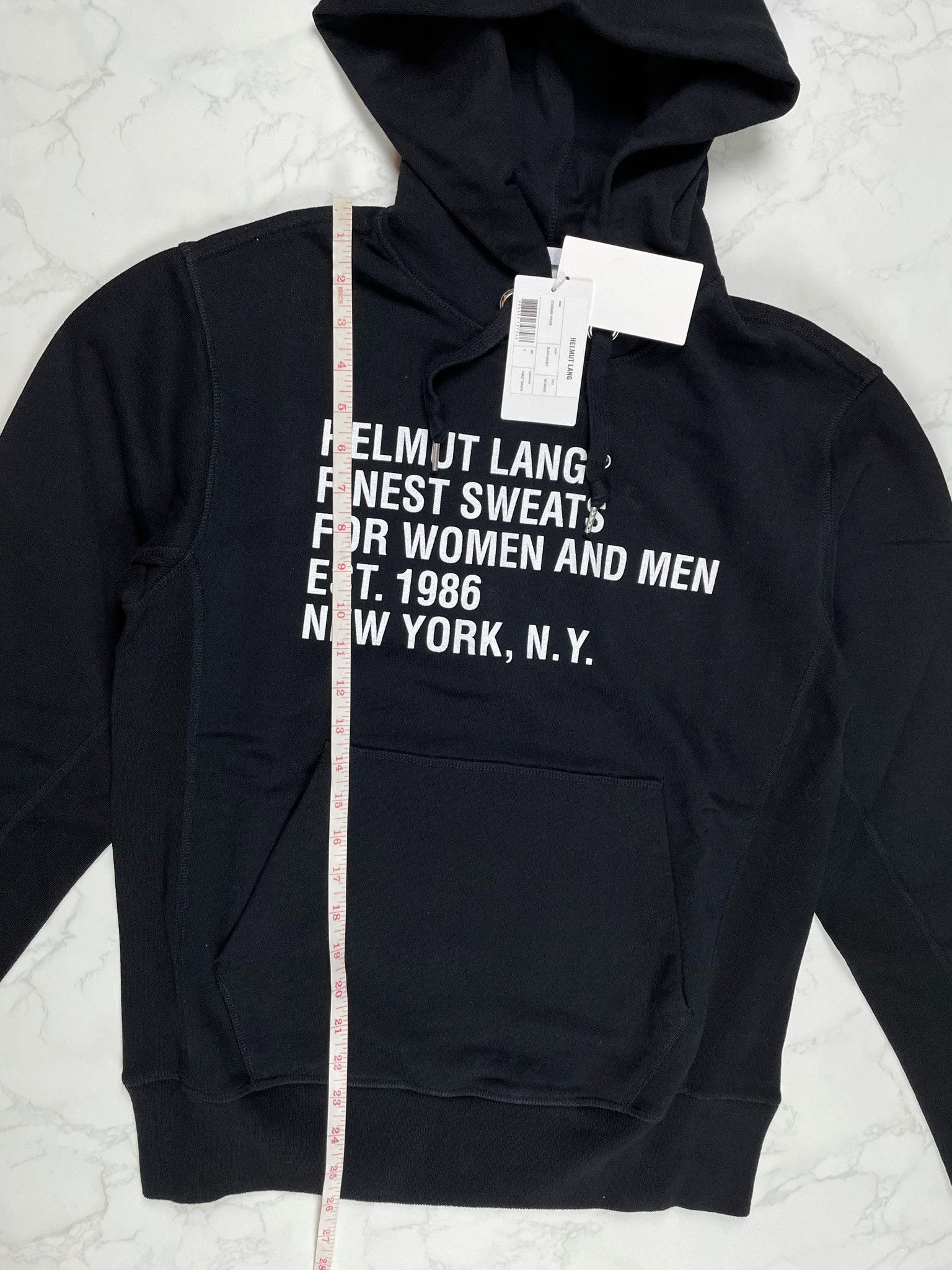 Helmut Lang 🔥55% OFF🔥 [SALE] Helmut Lang Black Standard Print Hoodie Size US S / EU 44-46 / 1 - 7 Thumbnail
