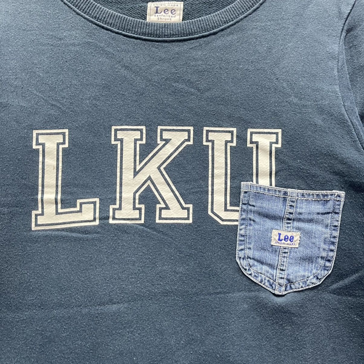 Lee Vintage 1990s Lee LKU Pocket Crewneck Sweatshirt Size US M / EU 48-50 / 2 - 3 Thumbnail