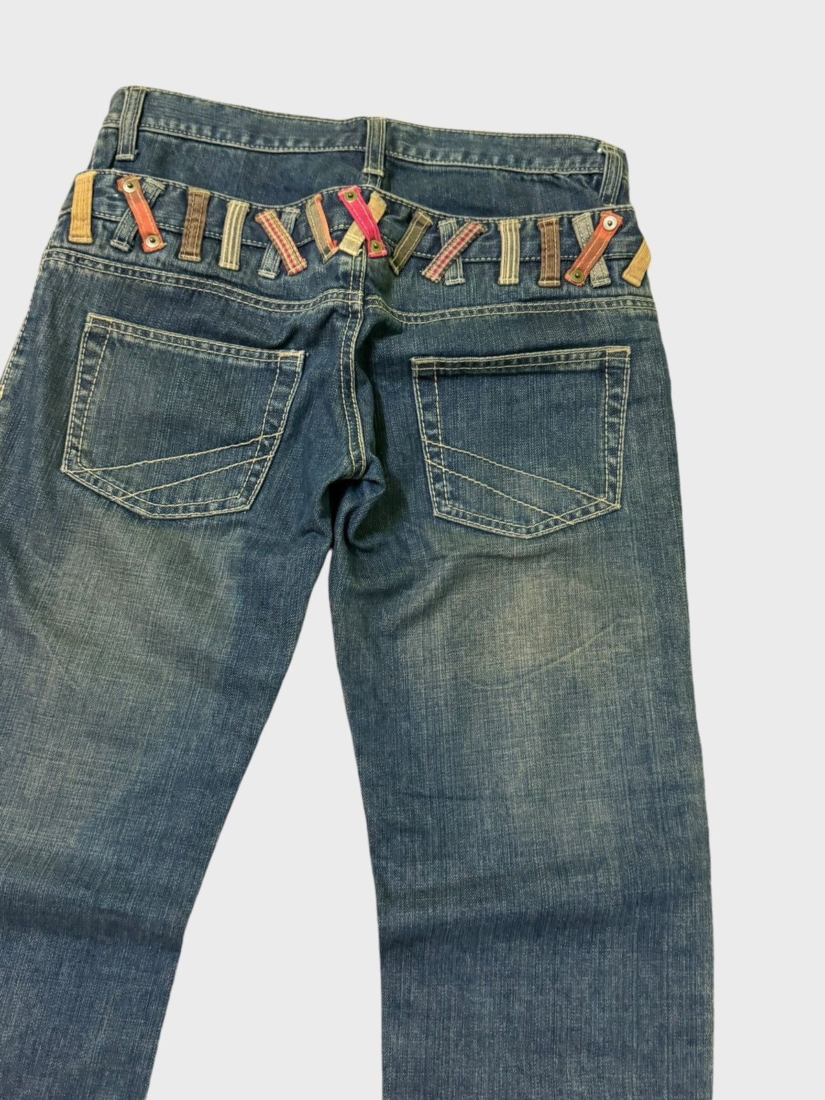 Hysteric Glamour × Japanese Brand Vintage Double Waist J-Honey Junya Watanabe Style Denim Size US 29 - 12 Thumbnail