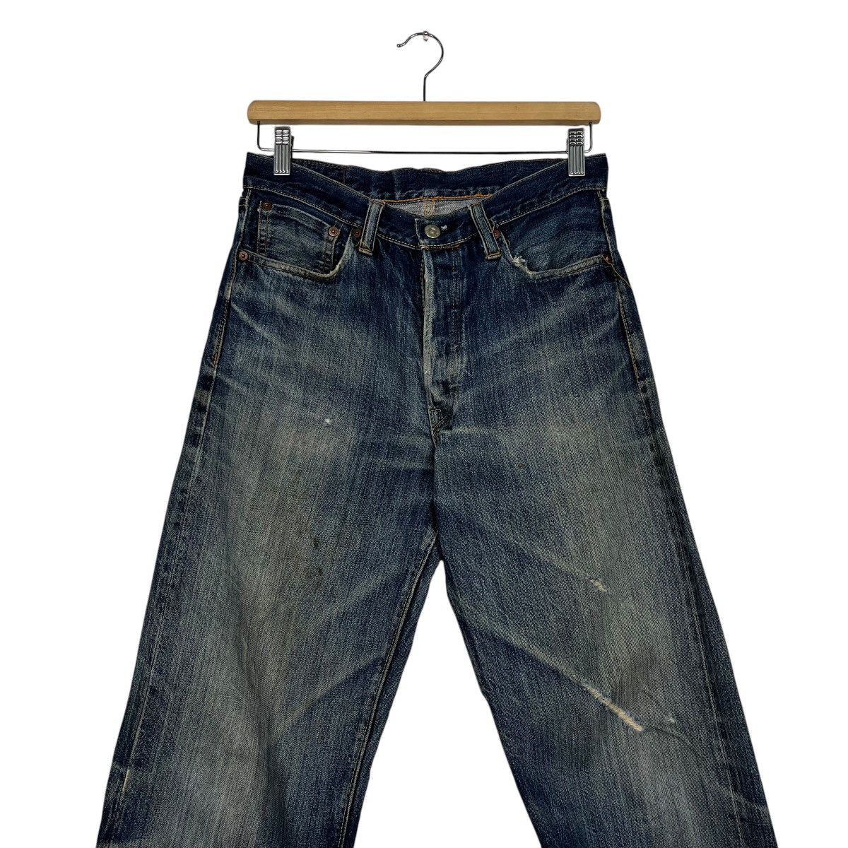 Sugar Cane Vintage Sugar Cane Distressed Selvedge Denim Jeans Size US 30 / EU 46 - 3 Thumbnail
