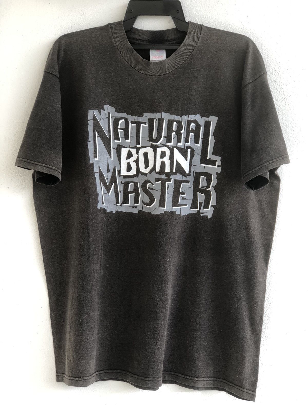 WWF Vintage 90s NATURAL BORN MASTER Japan Pro Wrestling Size US XL / EU 56 / 4 - 2 Thumbnail