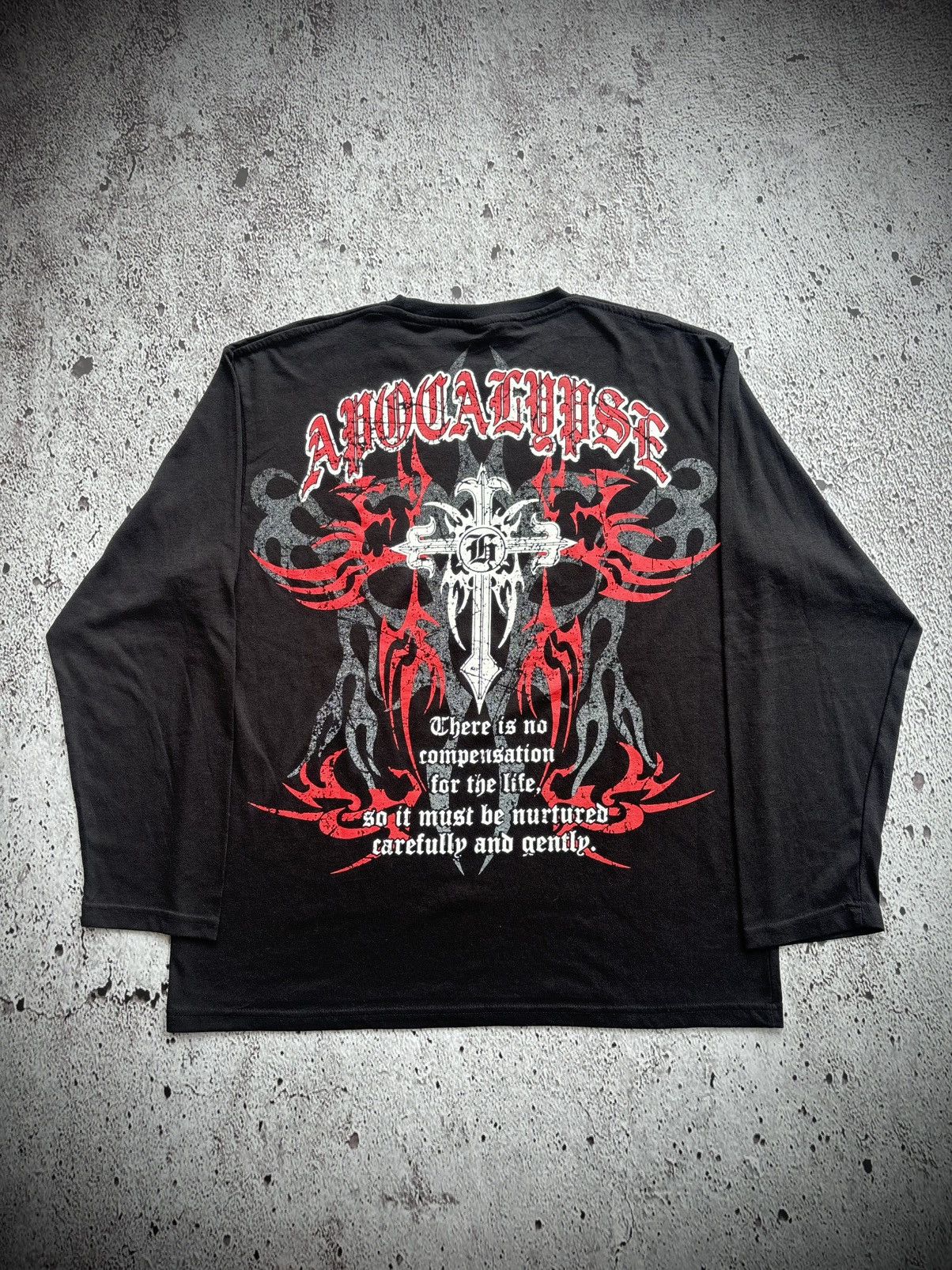 Hysteric Glamour Y2k Fogaty House Tribal Punk style Longsleeve Size US XL / EU 56 / 4 - 1 Thumbnail
