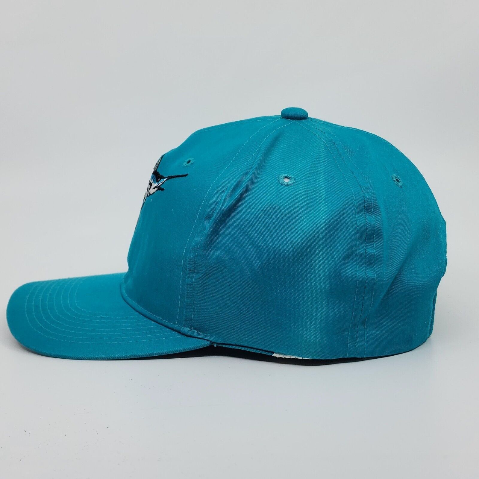 Vintage Vintage Florida Marlins MLB Logo Snapback Baseball Hat Size ONE SIZE - 4 Thumbnail