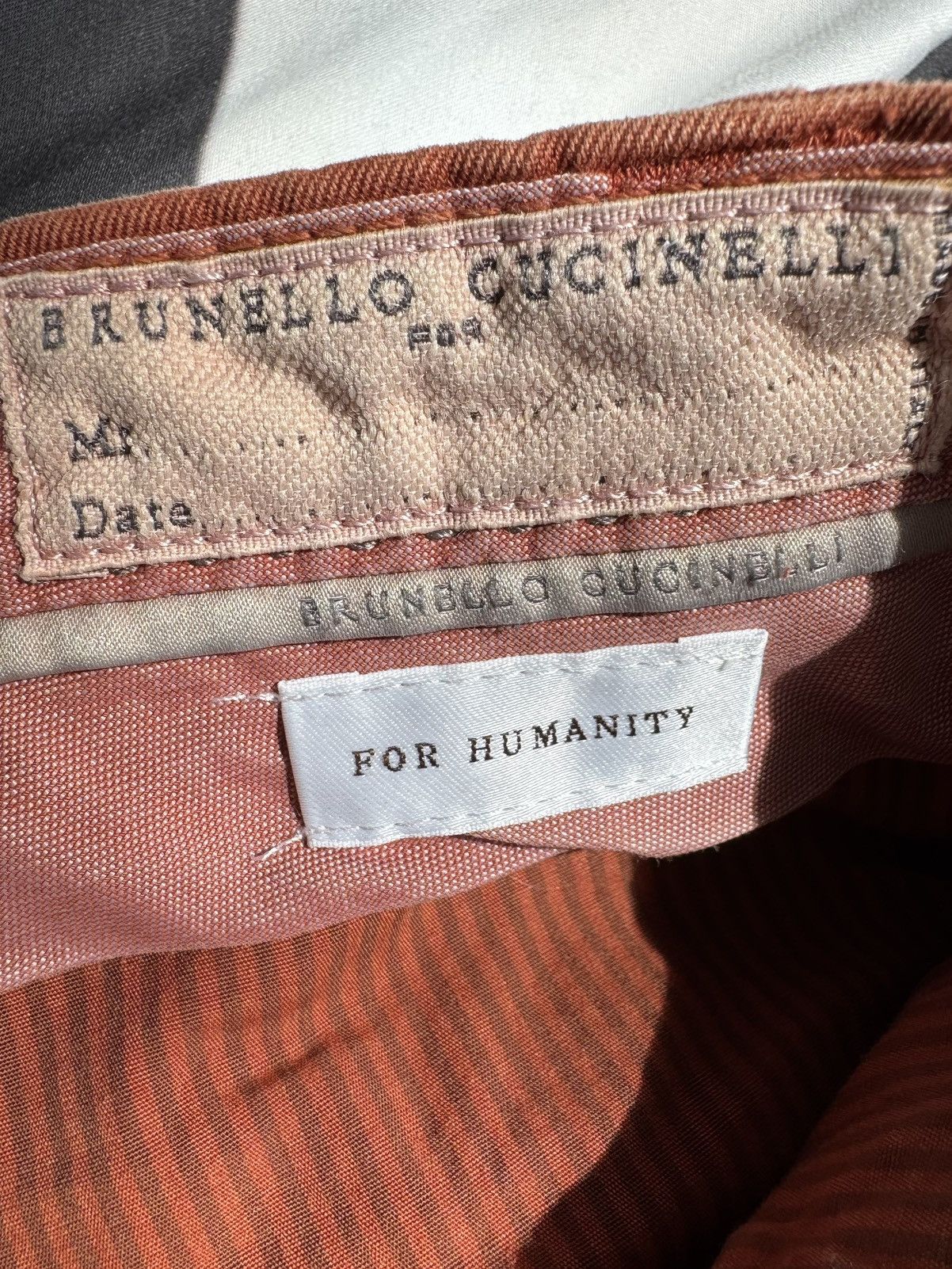 Brunello Cucinelli Brunello cucinelli burnt orange cargo shorts Size US 34 / EU 50 - 6 Thumbnail