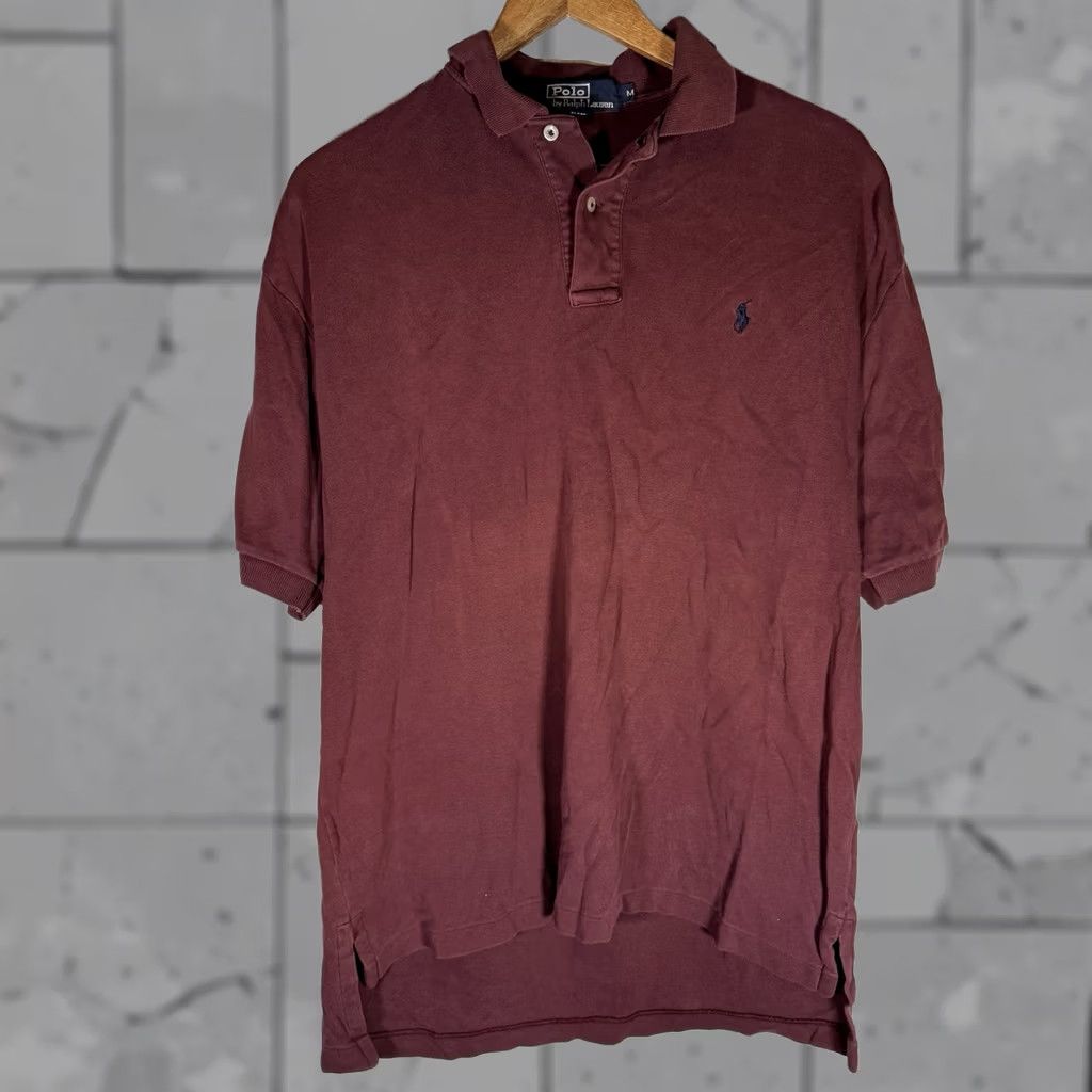 Ralph Lauren Polo Ralph Lauren Shirt Mens Size M Maroon Casual Cotton 100% Size US M / EU 48-50 / 2 - 1 Thumbnail