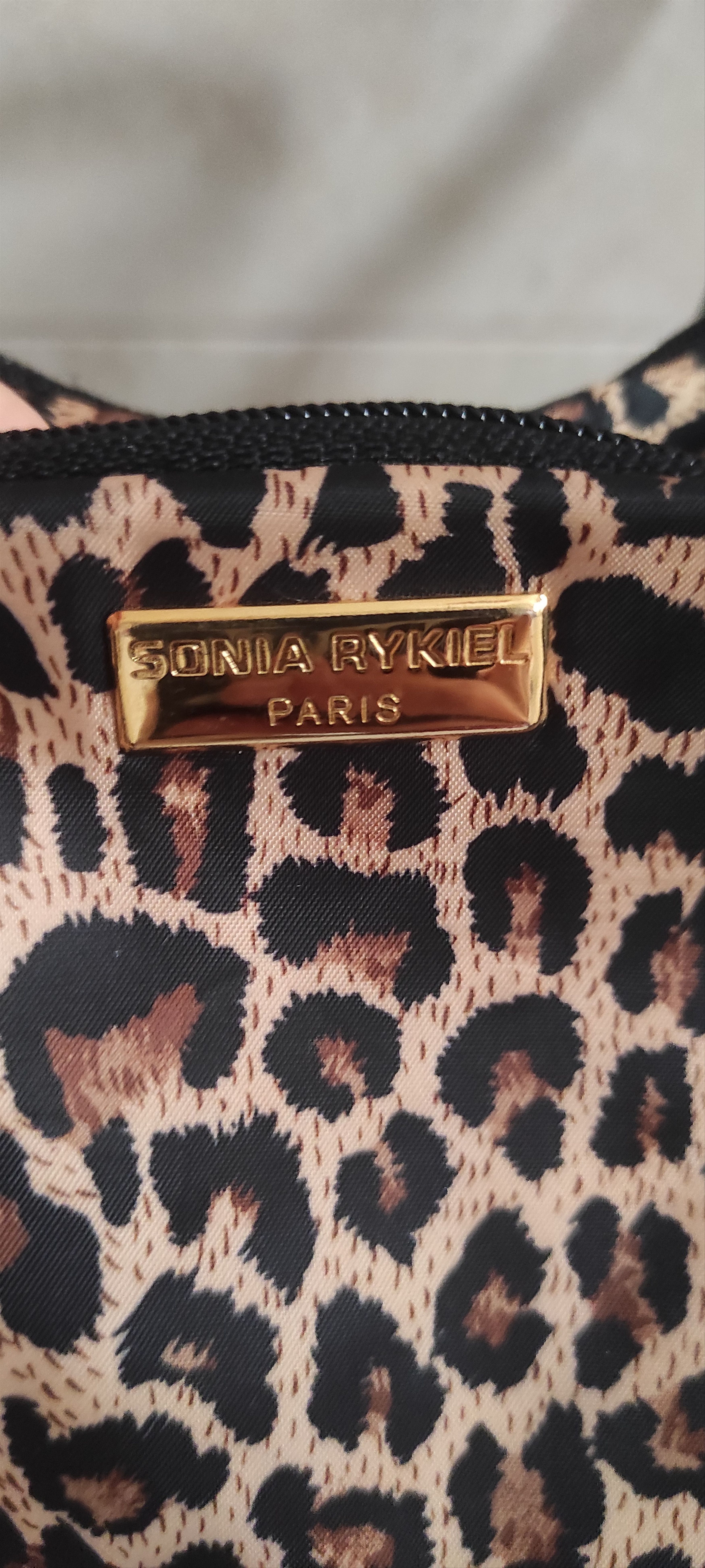 Sonia Rykiel Sonia RYKIEL Paris. Brown Panther Print Nylon Tote Bag Size ONE SIZE - 4 Thumbnail