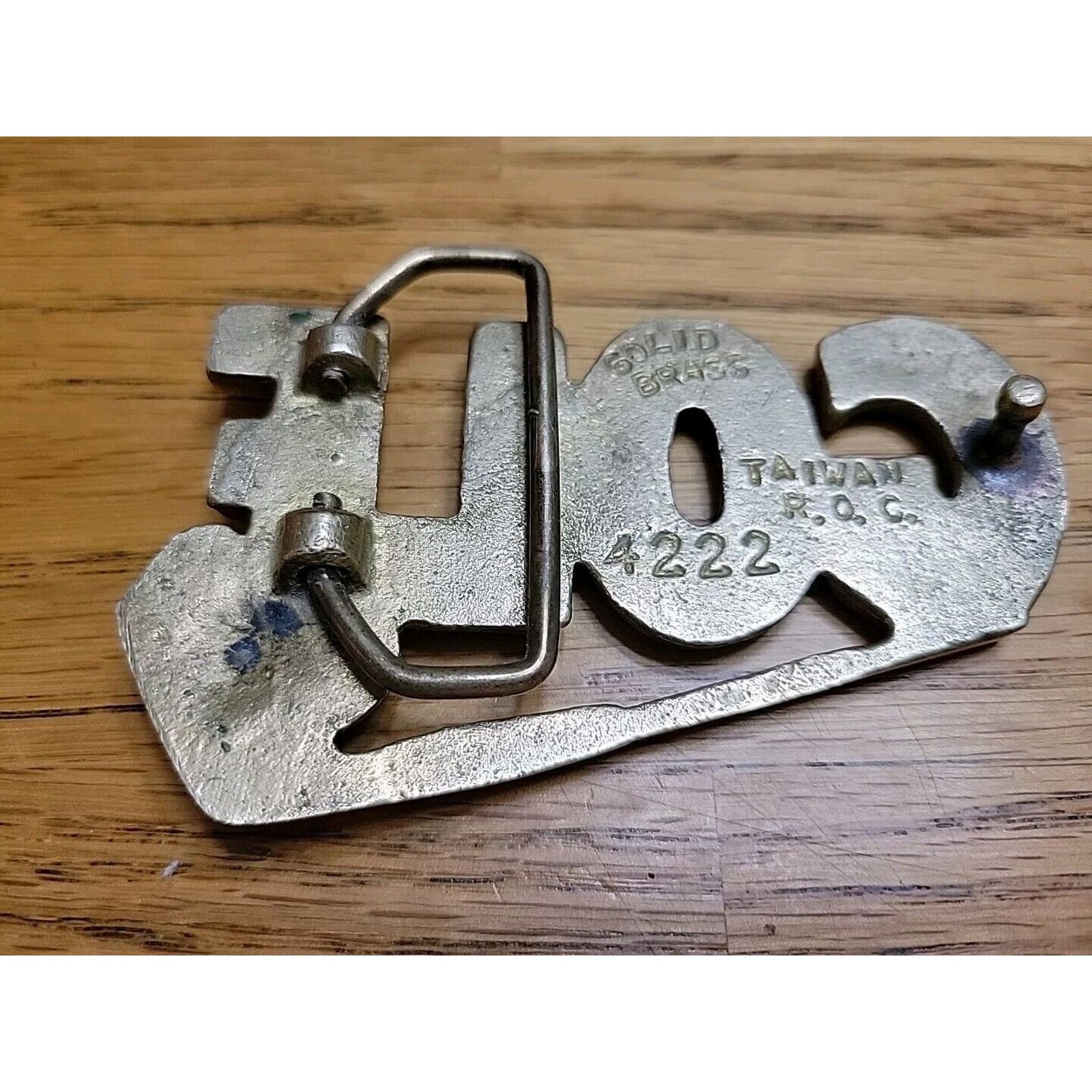Other 1970'S VINTAGE BRASS CUTOUT GOLF CLUB BALL SOLID BUCKLE Size ONE SIZE - 4 Thumbnail