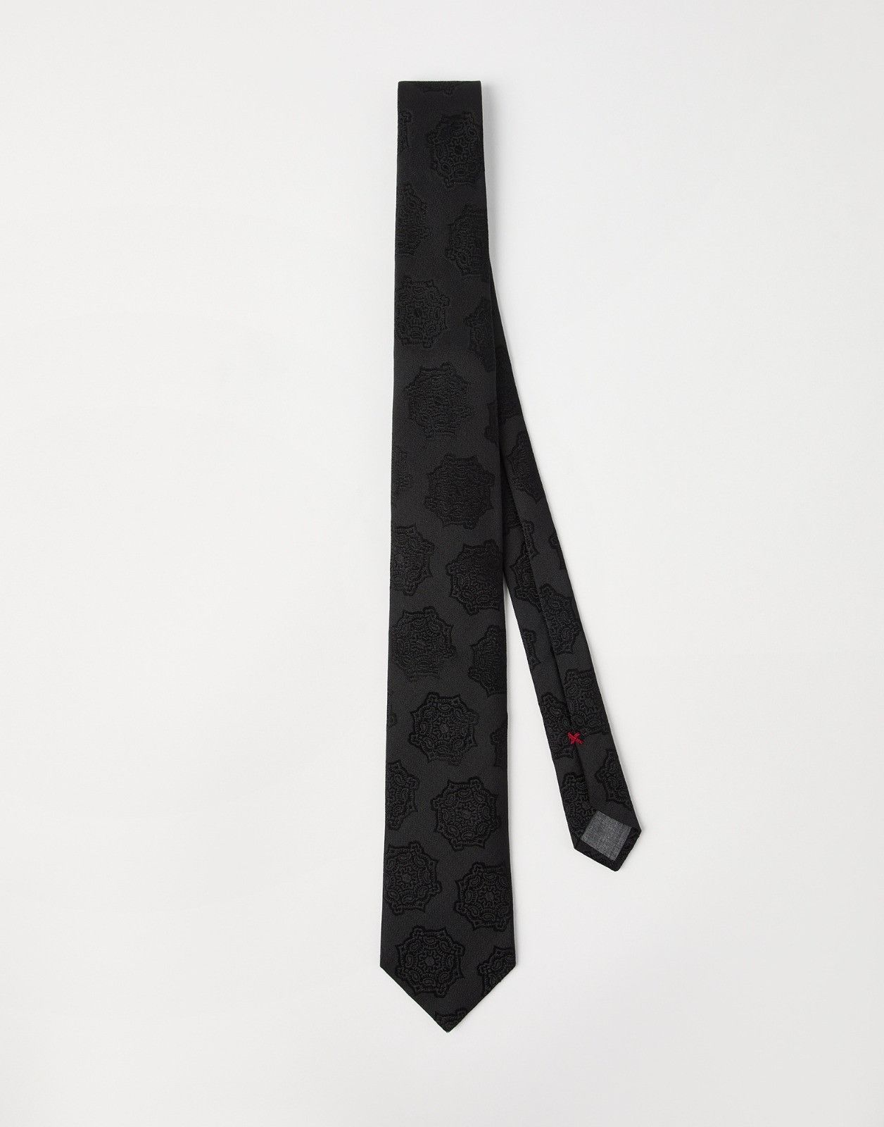 Brunello Cucinelli o1la1rc1a0326 Size: OS / Tie in Black Size ONE SIZE - 1 Thumbnail