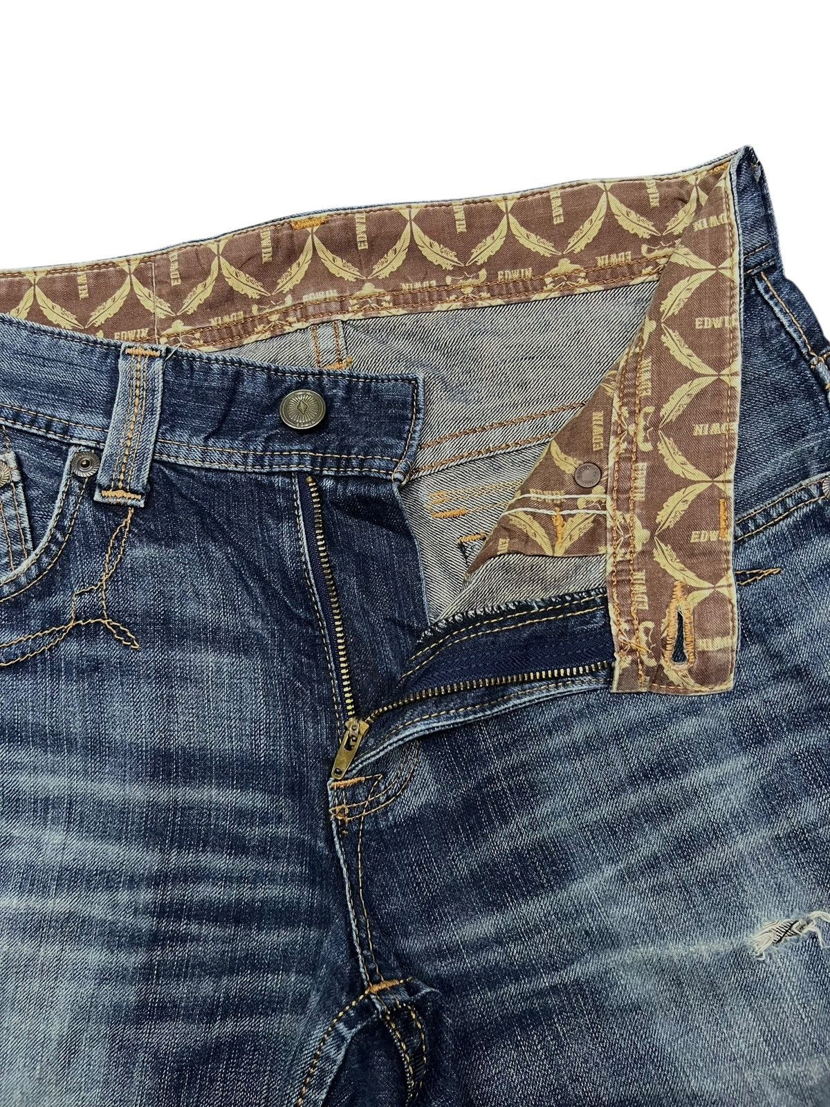 Edwin Bootcut Vintage Edwin 431XVS XXI Japan - Faded Wash Jeans Size US 32 / EU 48 - 9 Thumbnail