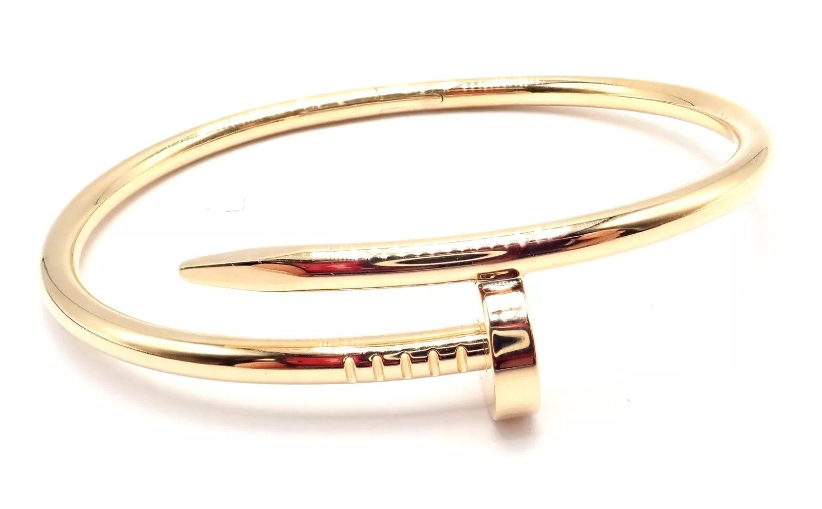 Cartier Cartier Juste 18k Yellow Gold Bangle Bracelet Size 17 Paper Size ONE SIZE - 12 Thumbnail