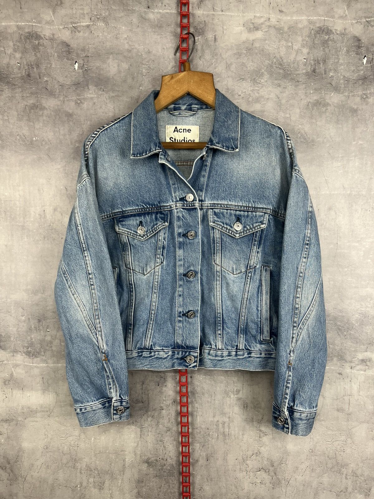 Acne Studios Acne Studios Women’s Lab Nt Mid Vtg Denim Jacket Size 34 Size XXS / US 00 / IT 34 - 2 Thumbnail
