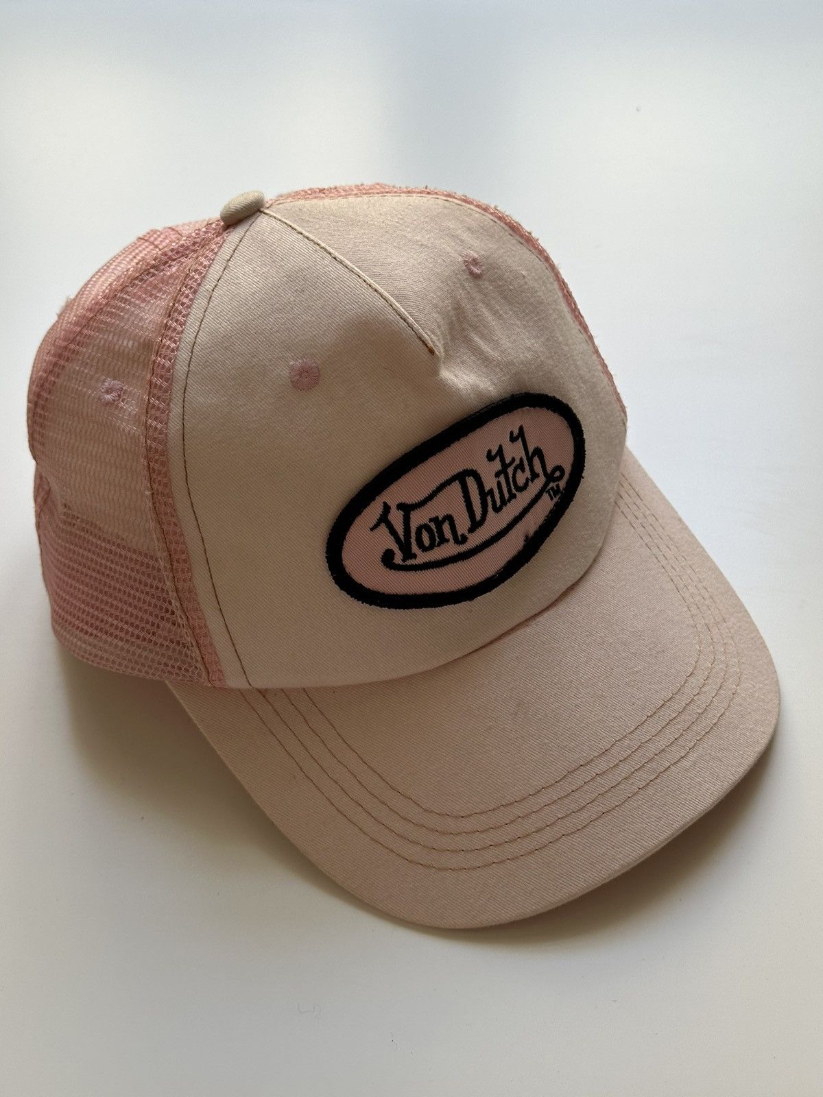 Von Dutch Von Dutch Vintage Rare Pink Logo 90s 00s y2k Rapper Cap Size ONE SIZE - 1 Thumbnail