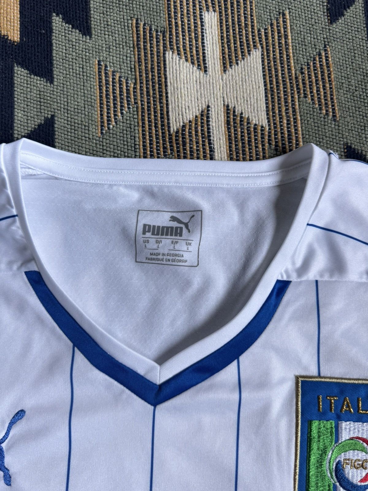 Puma Vintage Puma Italia 2014/16 Blockcore Jersey Size US L / EU 52-54 / 3 - 13 Thumbnail