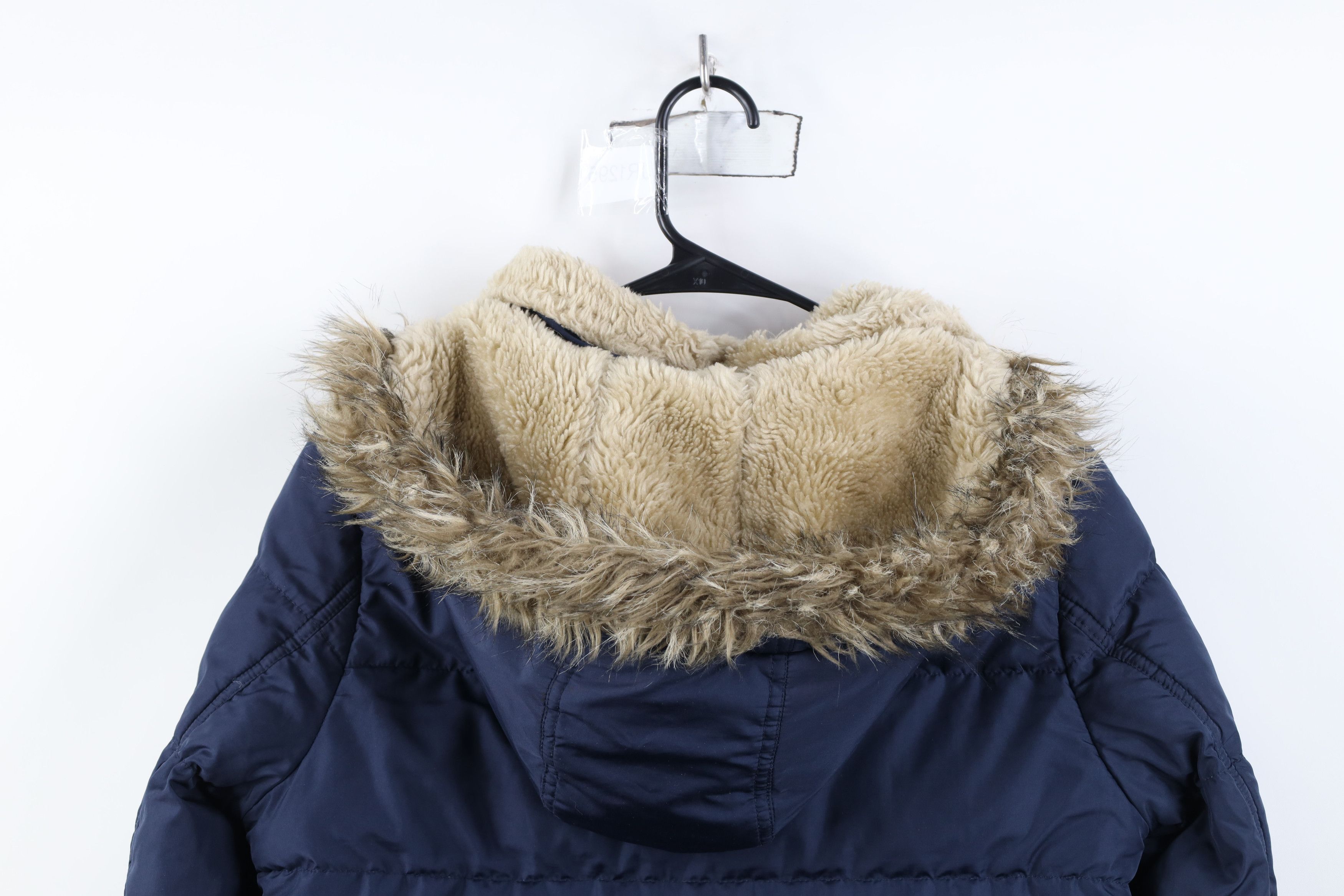Aeropostale Vintage 90s Y2K Aeropostale Faux Fur Cropped Puffer Jacket Size M / US 6-8 / IT 42-44 - 15 Thumbnail