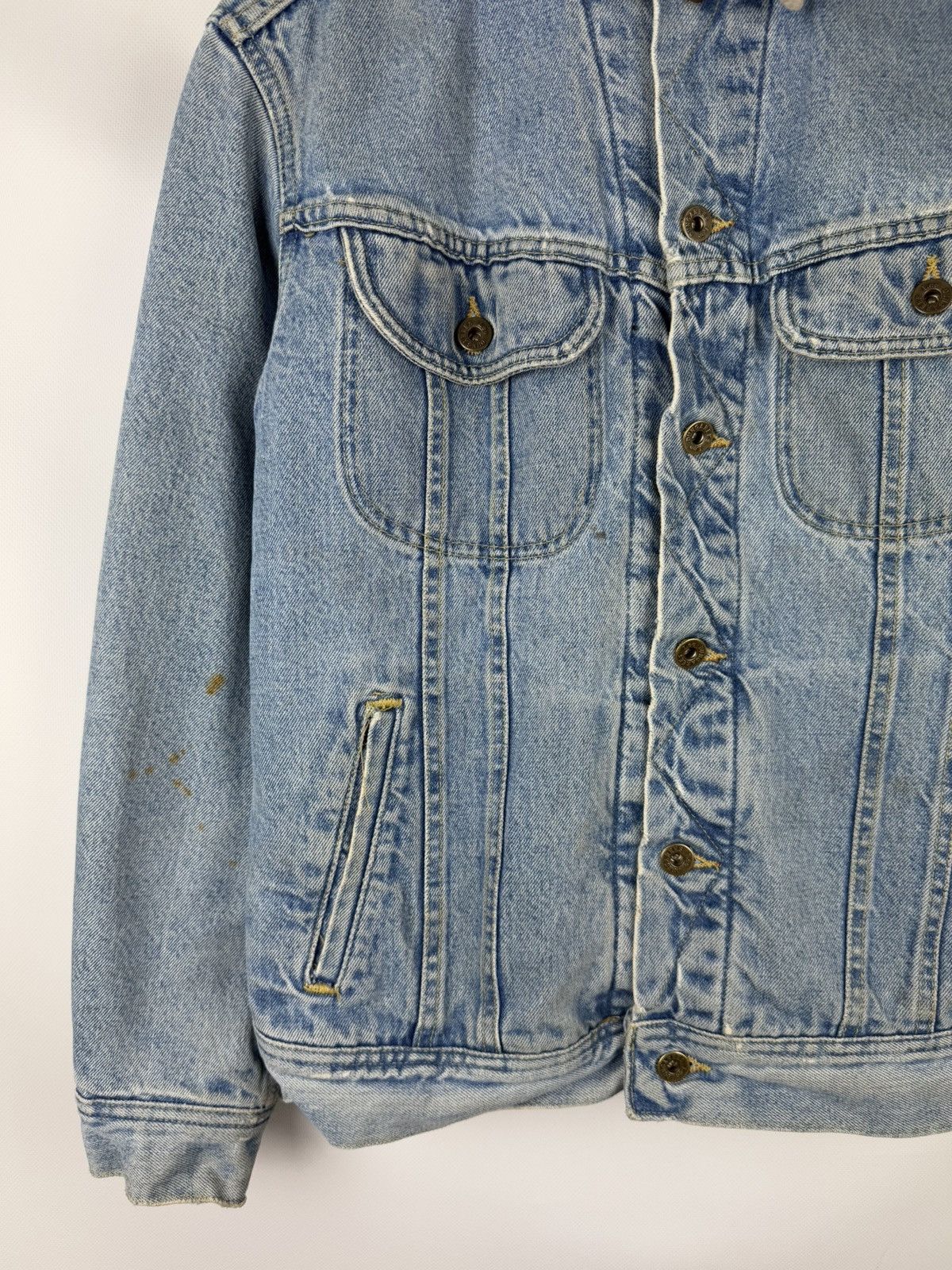 Lee × Vintage Lee Dungarees Vintage Blanket Lined Denim Trucker Jacket Size US M / EU 48-50 / 2 - 5 Thumbnail