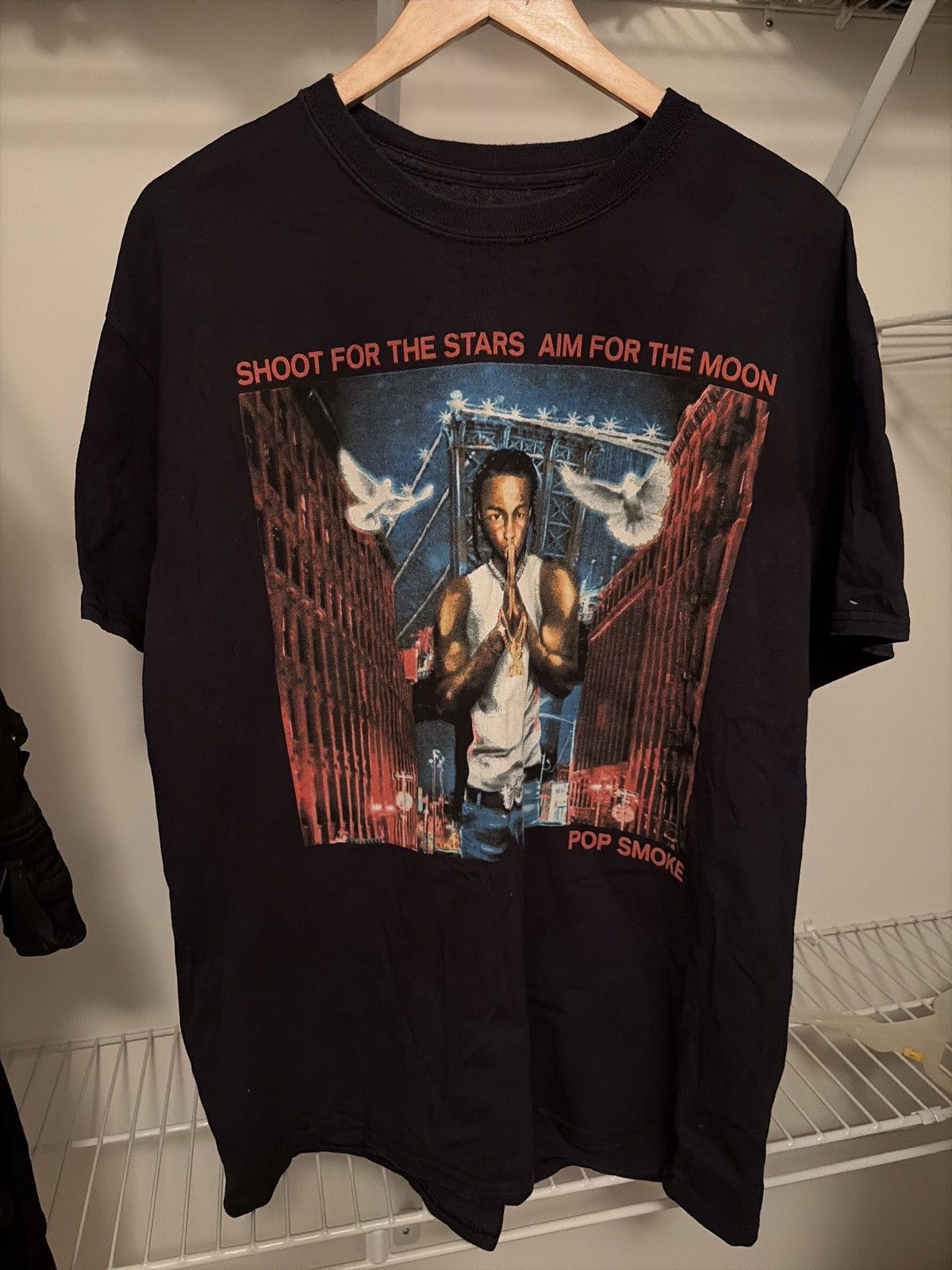 Vlone Vlone Pop Smoke Tee Size US XL / EU 56 / 4 - 3 Thumbnail
