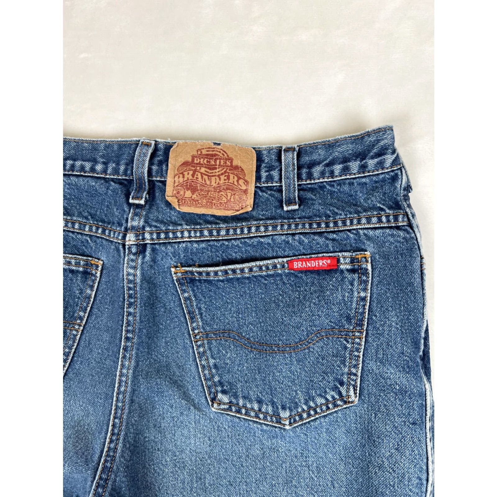 Dickies VINTAGE Dickies Jeans Mens 36x30 Blue Denim Straight Leg Classic Fit Pants Size US 36 / EU 52 - 6 Thumbnail