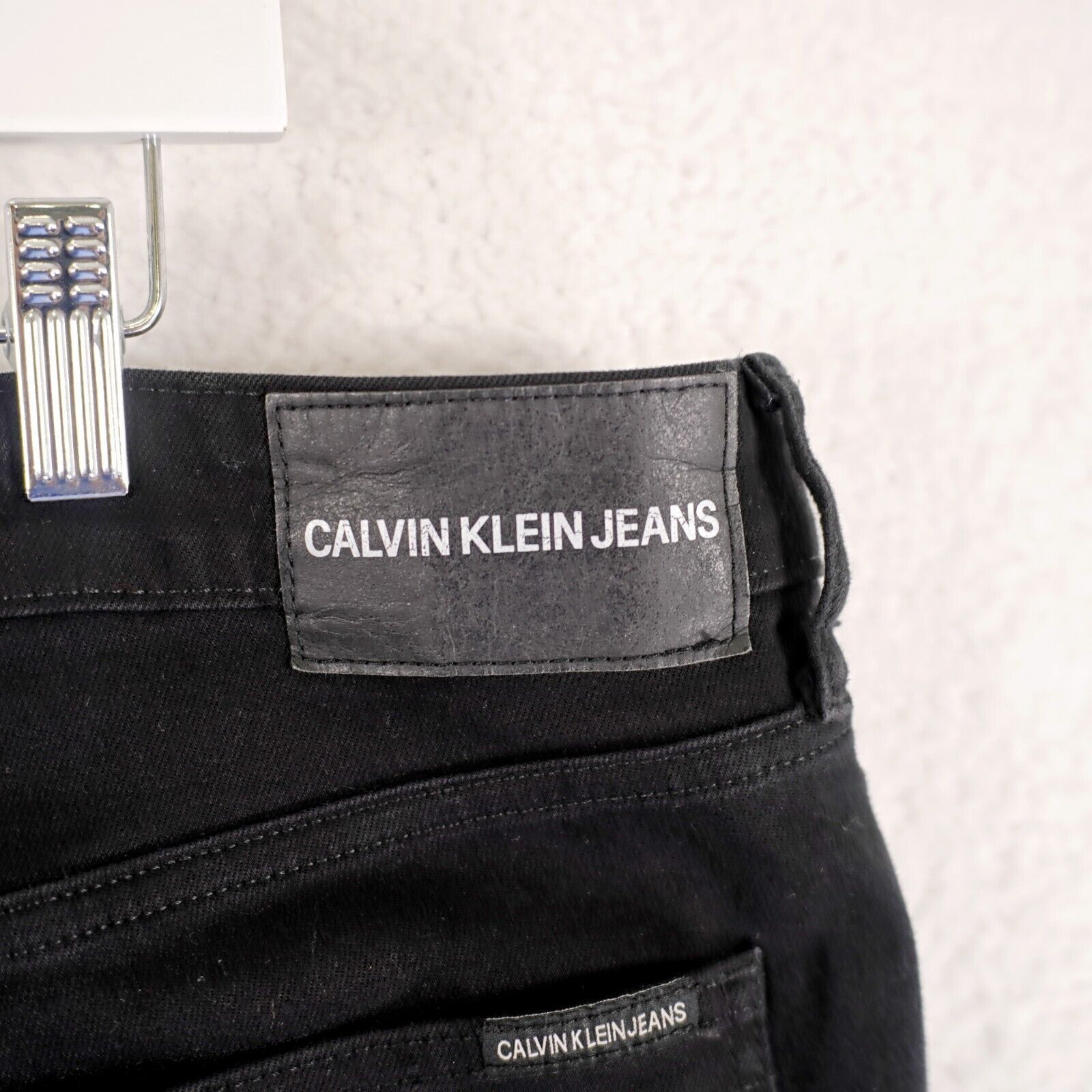 Calvin Klein Calvin Klein Black Denim Jeans Slim Fit Mid Rise 41/31 Tagge Size US 40 / EU 56 - 4 Thumbnail