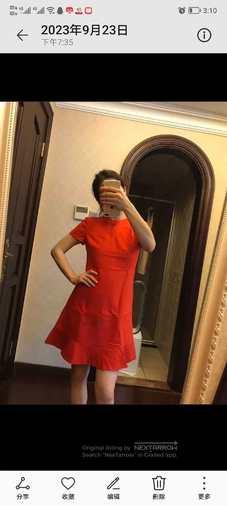 Valentino Valentino Silk wool dress Size S / US 4 / IT 40 - 9 Thumbnail