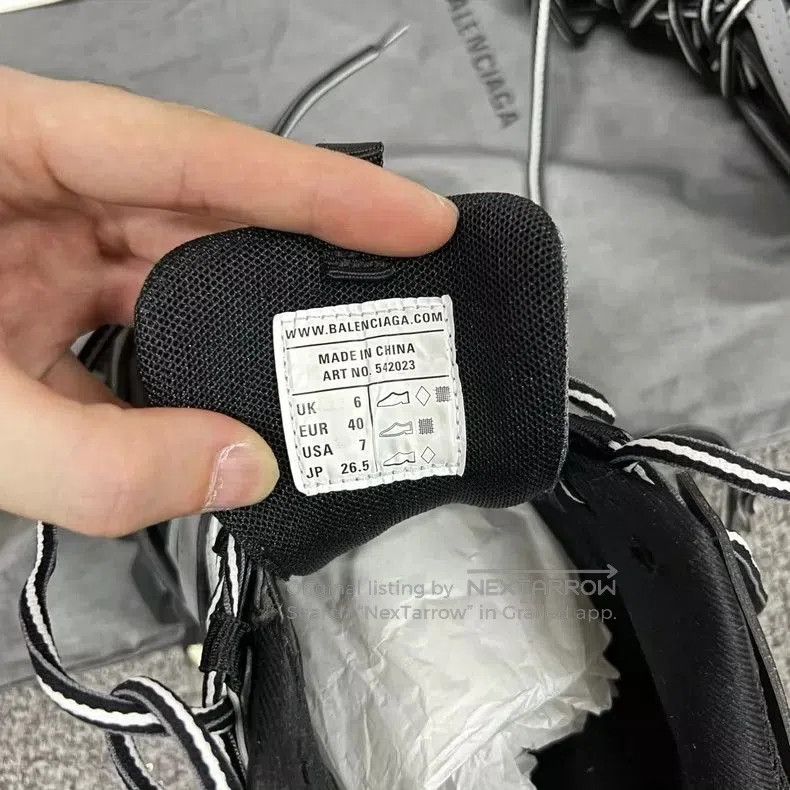 Balenciaga Balenciaga Track Black Gray Sneakers. Size US 8 / EU 41 - 7 Thumbnail