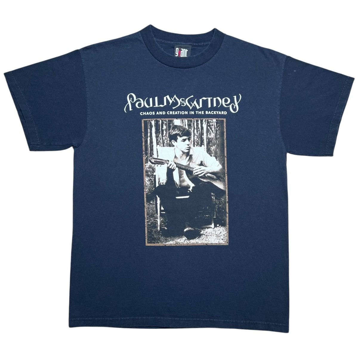 Paul McCartney バンド Tシャツ Chaos Backyard VTG Paul McCartney Chaos And Creation In The Backyard Tour T