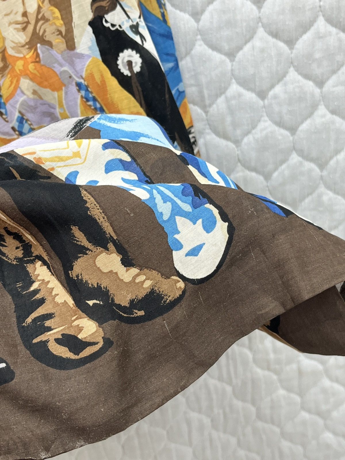 Japanese Brand × Vintage 🔥🔥🔥ARCHIVE VTG TOKUKO COWBOYS PRINTED BLOUSE Size M / US 6-8 / IT 42-44 - 9 Thumbnail