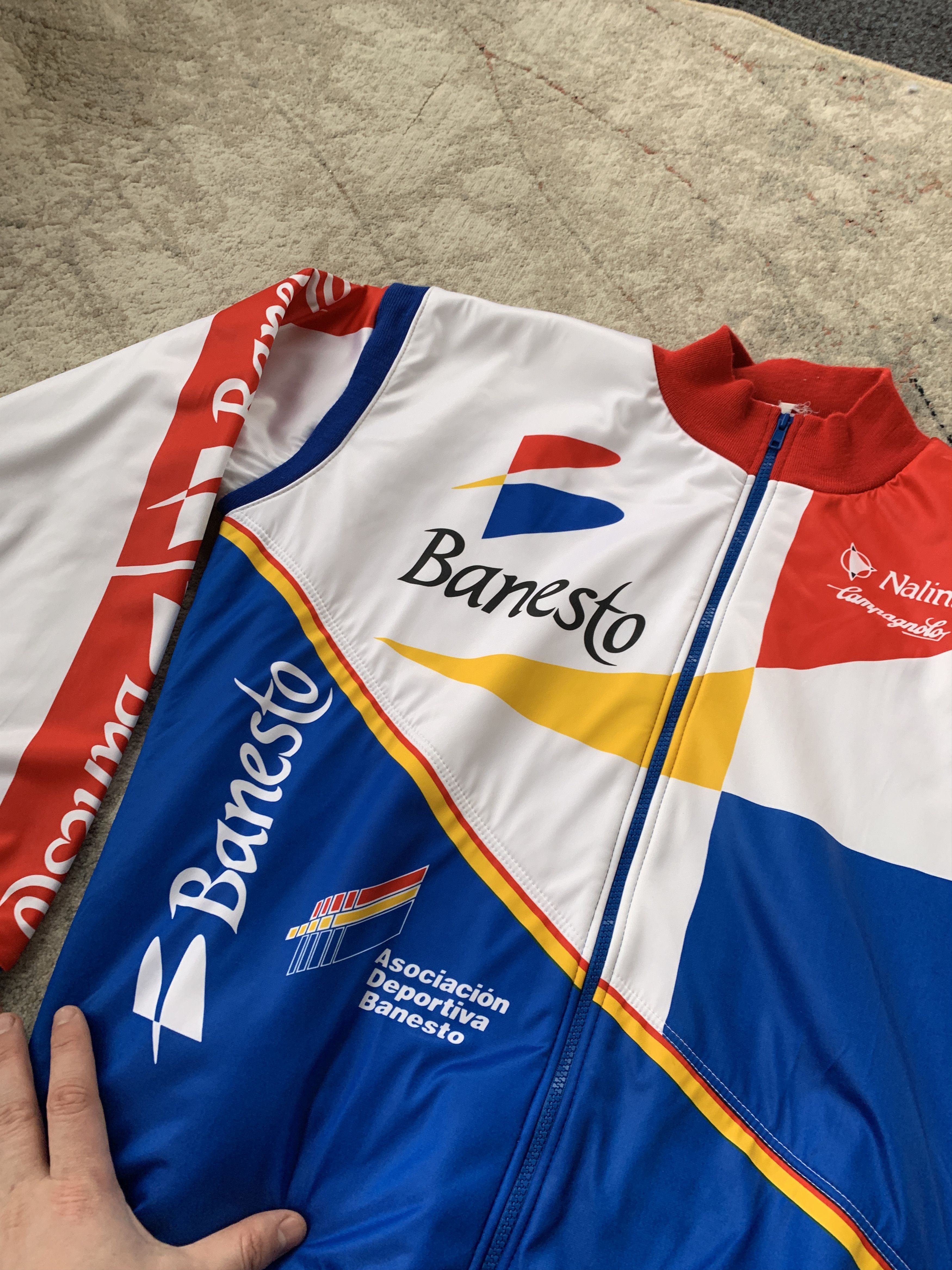 Other Vintage Nalini Campangolo Banesto Cycle Jacket Size US XL / EU 56 / 4 - 3 Thumbnail