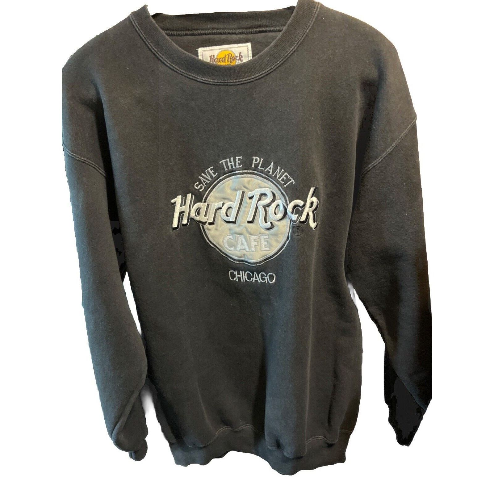 Hard Rock Cafe Hard Rock Cafe Chicago VTG Sweatshirt Crewneck Men M Black Size US M / EU 48-50 / 2 - 1 Thumbnail