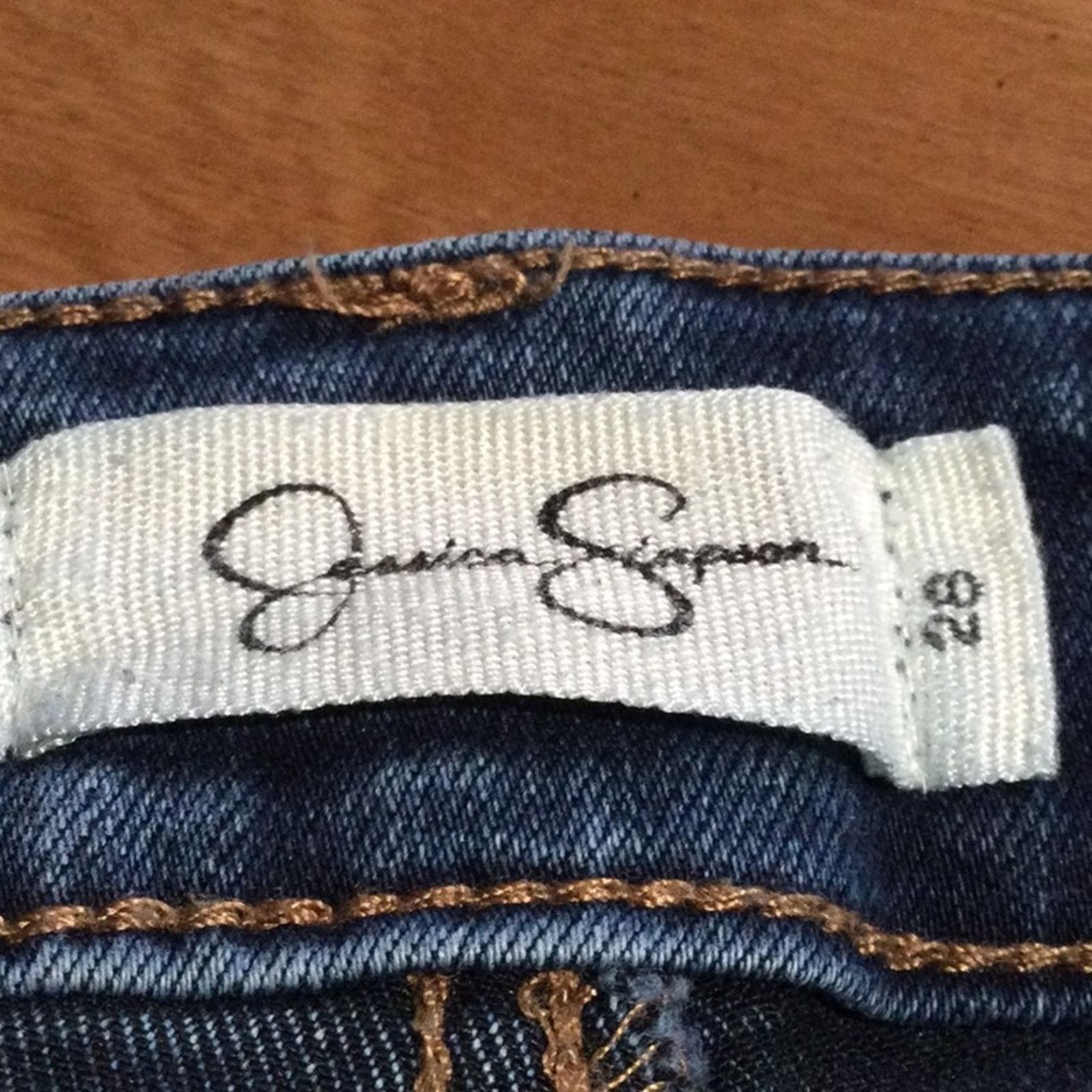 Other Jessica Simpson 'Kiss Me Super Skinny' Dark Denim Jeans 28 Size 28" / US 6 / IT 42 - 7 Thumbnail
