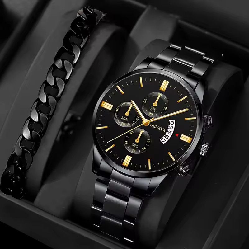 Other Fashion Men Watch Luxury Quartz Business Male Bracelet Size ONE SIZE - 9 Thumbnail