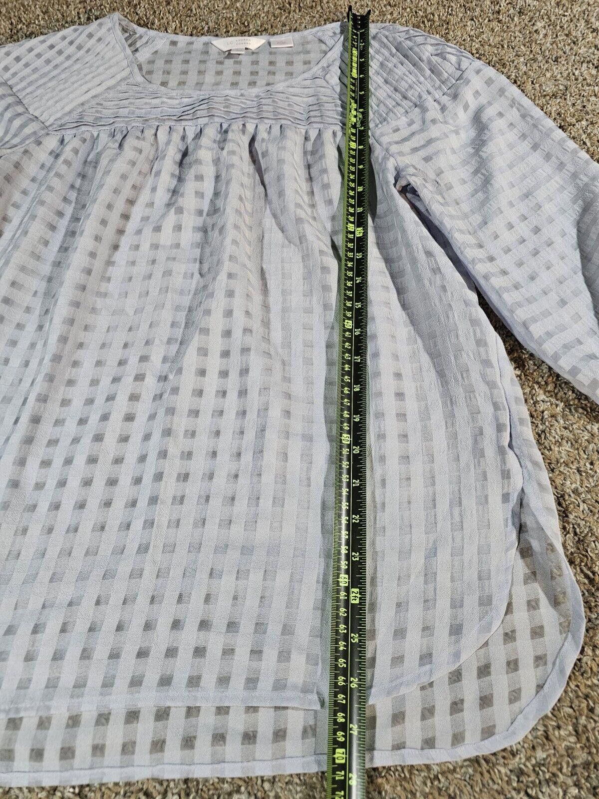 Designer LAUREN CONRAD large Geometric Squares Top Size L / US 10 / IT 46 - 4 Thumbnail