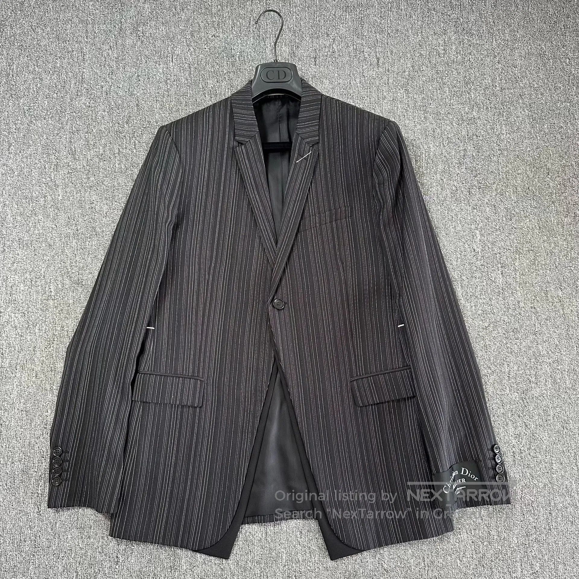 Dior Dior Homme 2018FW Striped Silver Badge Suit. Size US L / EU 52-54 / 3 - 1 Thumbnail