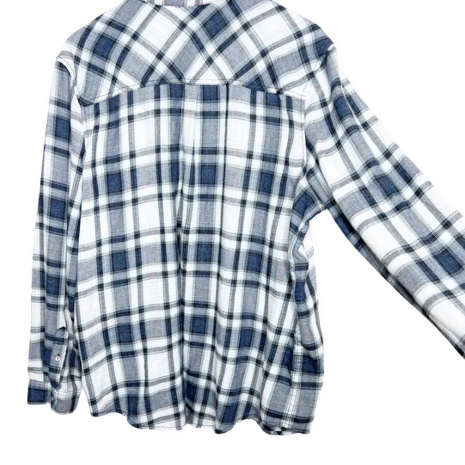 Calvin Klein Calvin Klein Plaid Long Sleeve Button Down Classic Flannel Size XXL / US 16-18 / IT 52-54 - 10 Thumbnail
