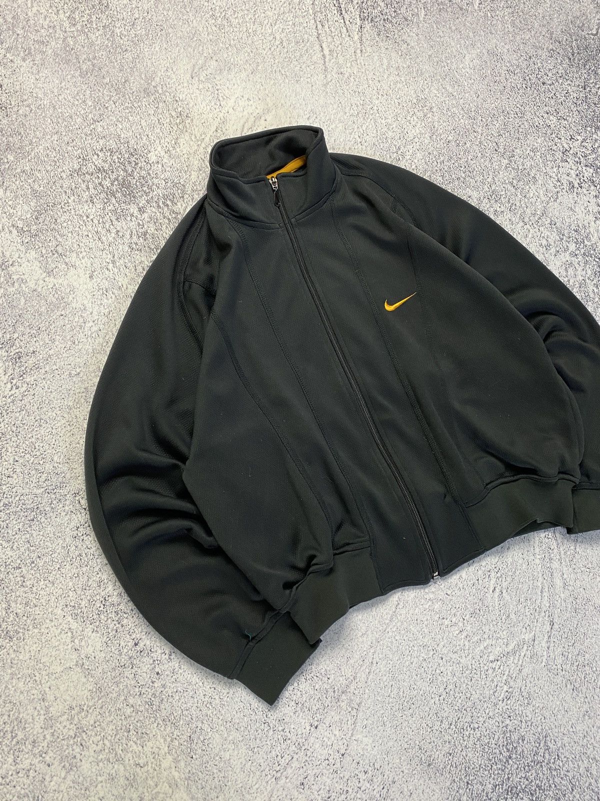 Nike Vintage Y2K Nike Drill Big Swoosh Track Jacket 90’s Size L / US 10 / IT 46 - 3 Thumbnail