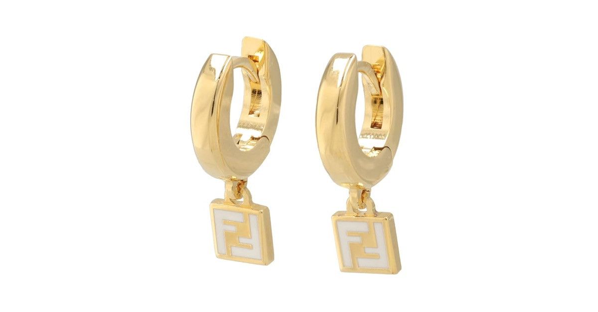 Fendi FENDI FF Forever Fendi Huggi Earring 8AH990 TL9 Size ONE SIZE - 1 Thumbnail