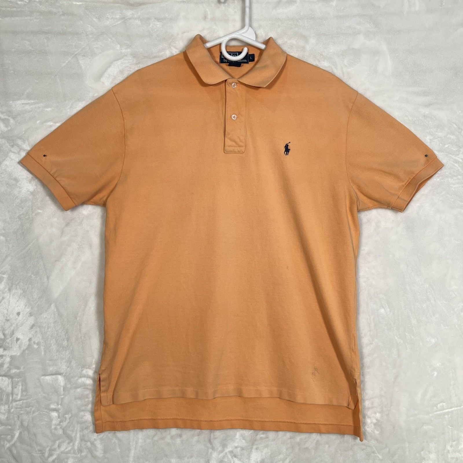 Polo Ralph Lauren Polo Ralph Lauren Men's Melon Peach Cotton Polo Shirt Large Size US L / EU 52-54 / 3 - 1 Thumbnail