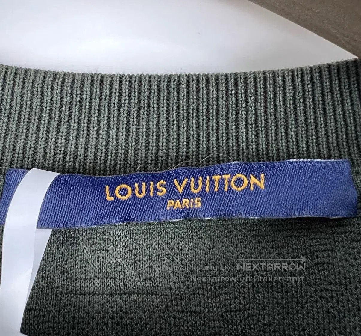 Louis Vuitton Green Patterned Short-Sleeve Shirt with Pocket. Size US XS / EU 42 / 0 - 4 Thumbnail