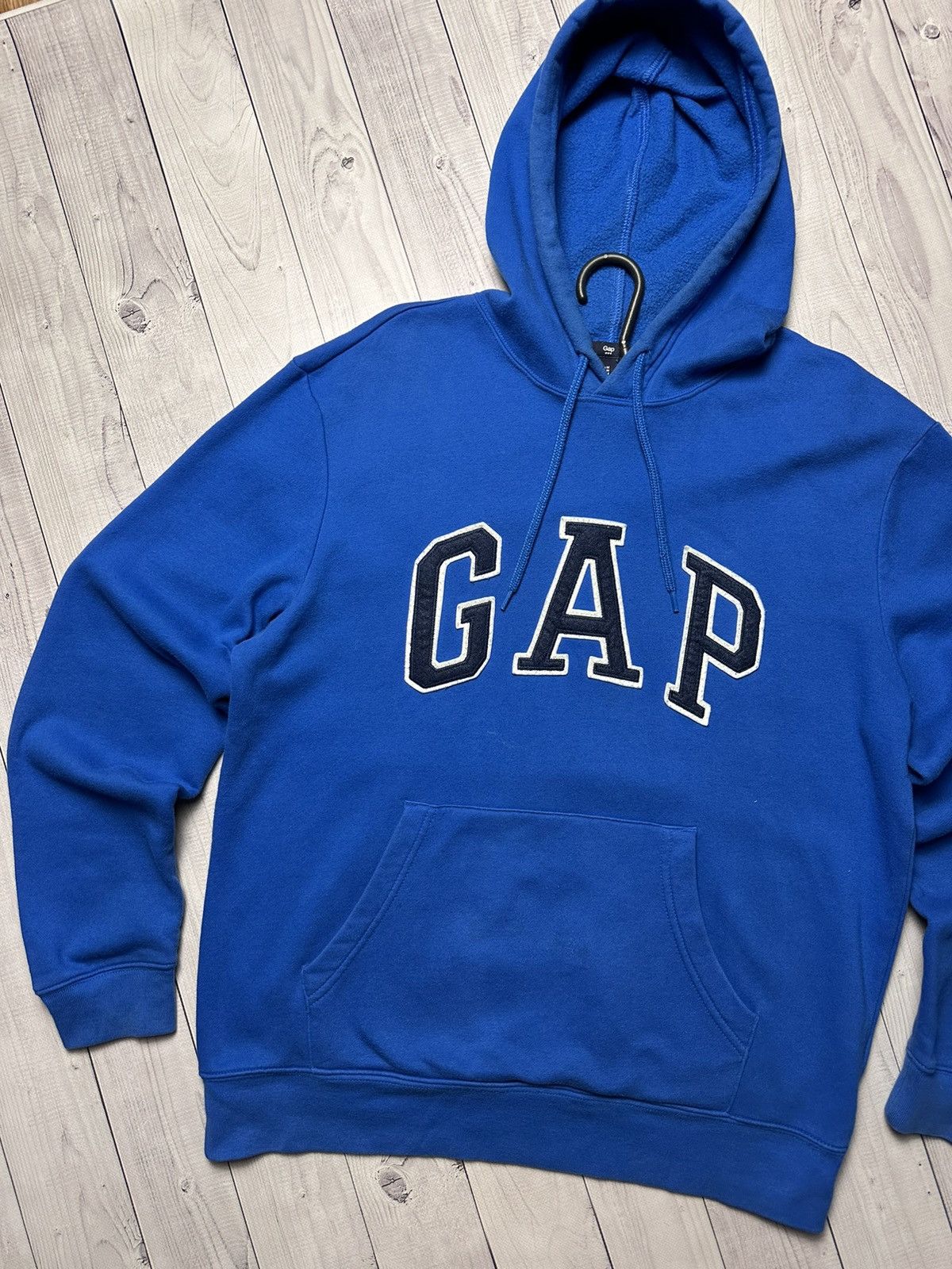 Other Vintage Gap hoodie blue big logo size M Size US M / EU 48-50 / 2 - 2 Thumbnail