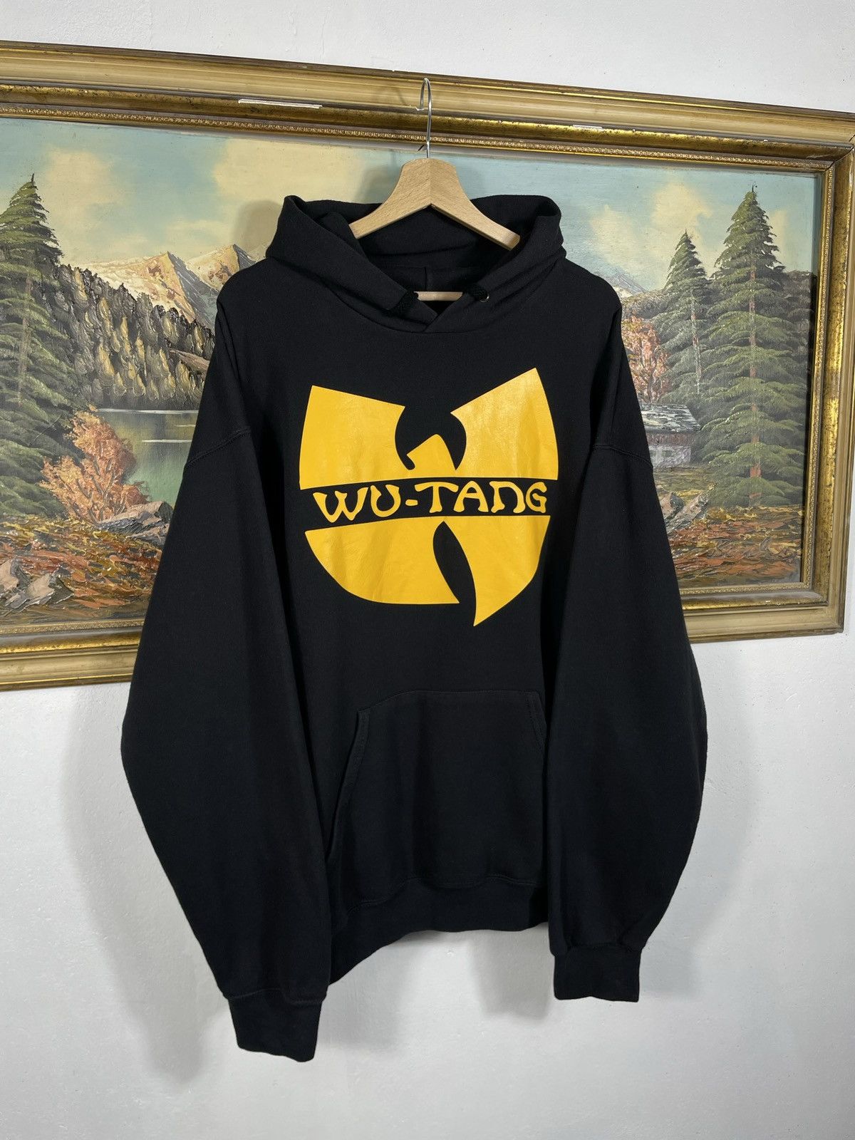 Vintage × Wu-Tang Clan Wu-Tang Clan Vintage Y2k Black Oversize Hoodie Sweatshirt Size US XXL / EU 58 / 5 - 2 Thumbnail