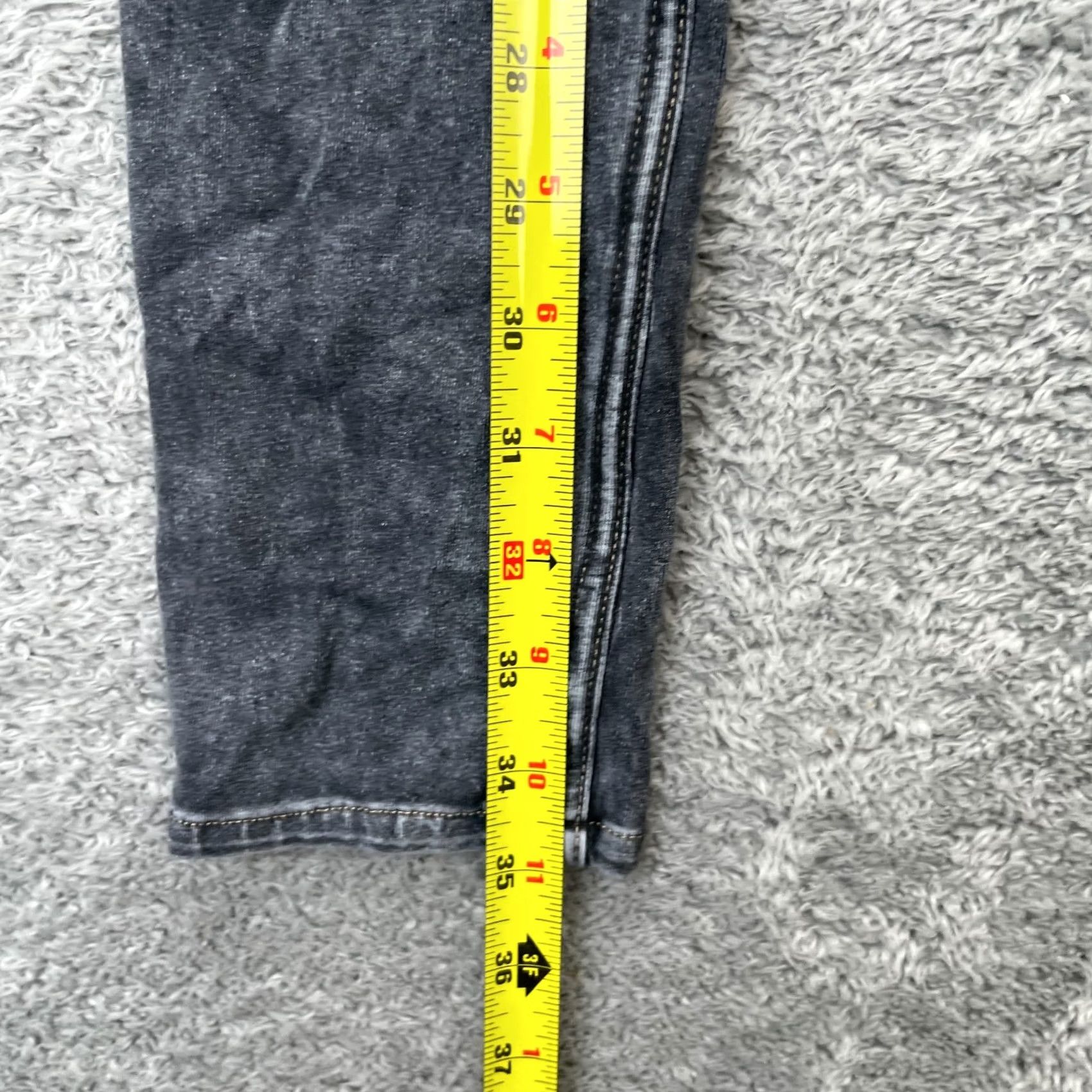 Hard Tail Hard Tail Forever Jeans Womens Medium Gray Skinny Leg Denim Cotton Size 32" / US 10 / IT 46 - 7 Thumbnail