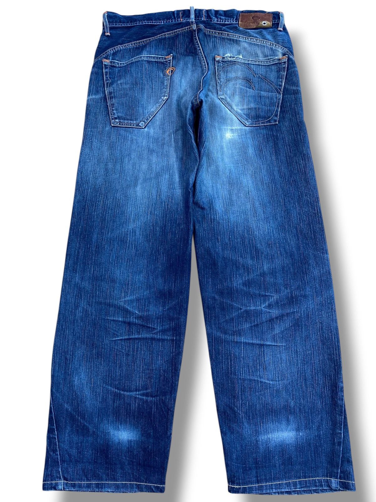 Edwin Vintage Edwin E Function Whiskers Style Baggy Jeans Size US 36 / EU 52 - 3 Thumbnail
