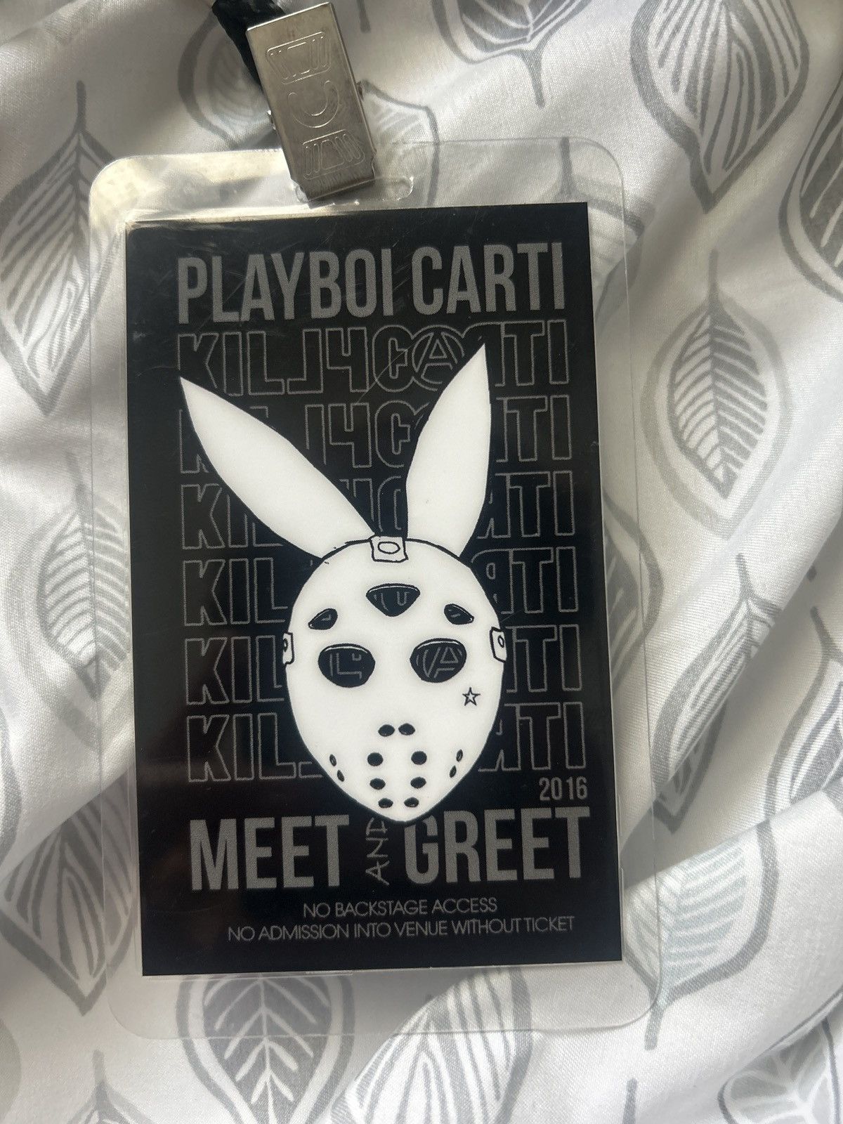 Playboi Carti 2016 CARTI TOUR TEE + MEET AND GREET PASS Size US L / EU 52-54 / 3 - 3 Thumbnail