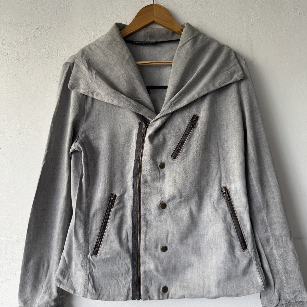 Le Grande Bleu (L.G.B.) 2000s japanese asymmetrical Bono Ifsix rick biker jacket Size US M / EU 48-50 / 2 - 4 Thumbnail
