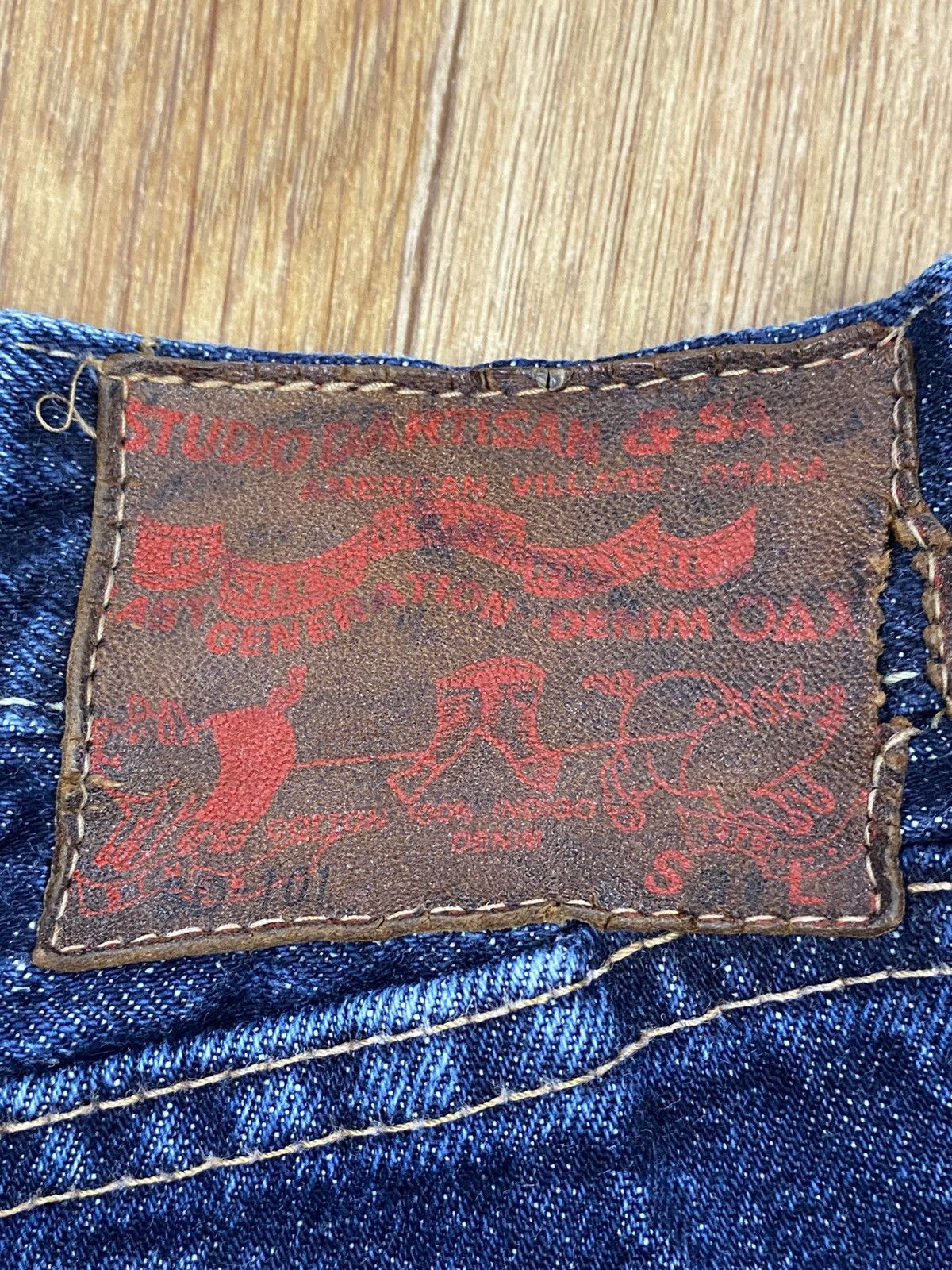 Japanese Brand × Salvage × Studio D'Artisan Studio D’artisan Sd-101 Size: 31 Denim head Selvedge Jeans Size US 31 - 8 Thumbnail