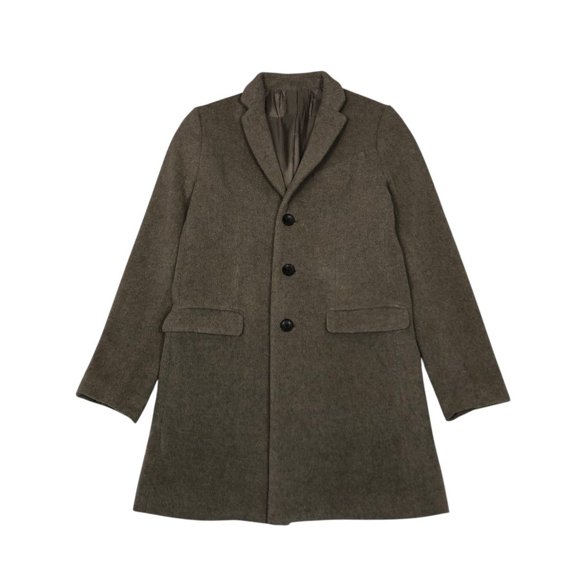 Japanese Brand 🔥RICH BROWN WOOL JACKET BUTTON STUDIOS JAPAN ISSEY MIYAKE Size US S / EU 44-46 / 1 - 1 Thumbnail