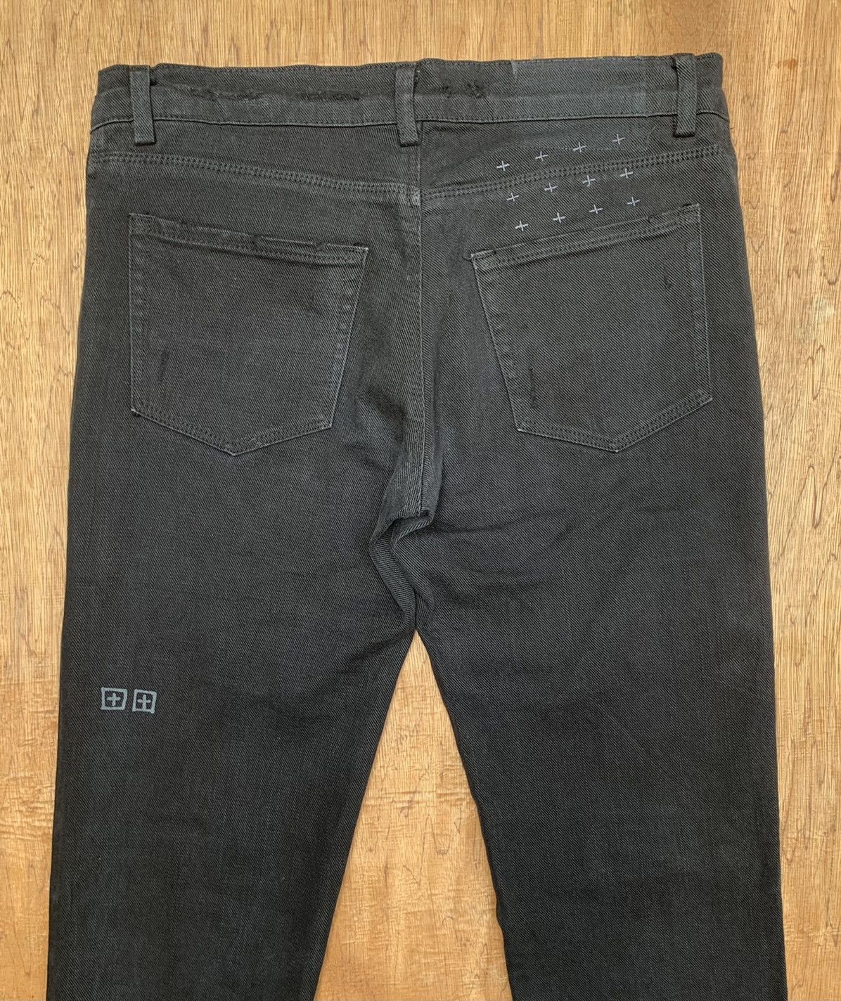 Ksubi Vintage Tsubi Before Ksubi Black Skinny Jeans Pants Size 29" - 10 Thumbnail