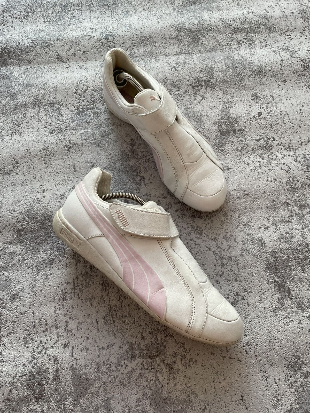 Japanese Brand Vintage Puma Futuristic Y2K Leather Shoes Size US 7 / IT 37 - 2 Thumbnail